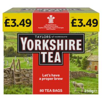 Taylors Yorkshire Teabags 80S Pm3.49