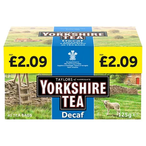 Yorkshire Tea Decaf Tea Bags 40S Pm2.09