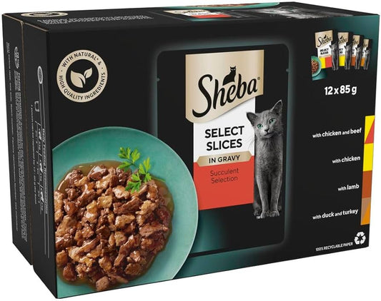 Sheba Select Slices Succulent Collection In Gravy