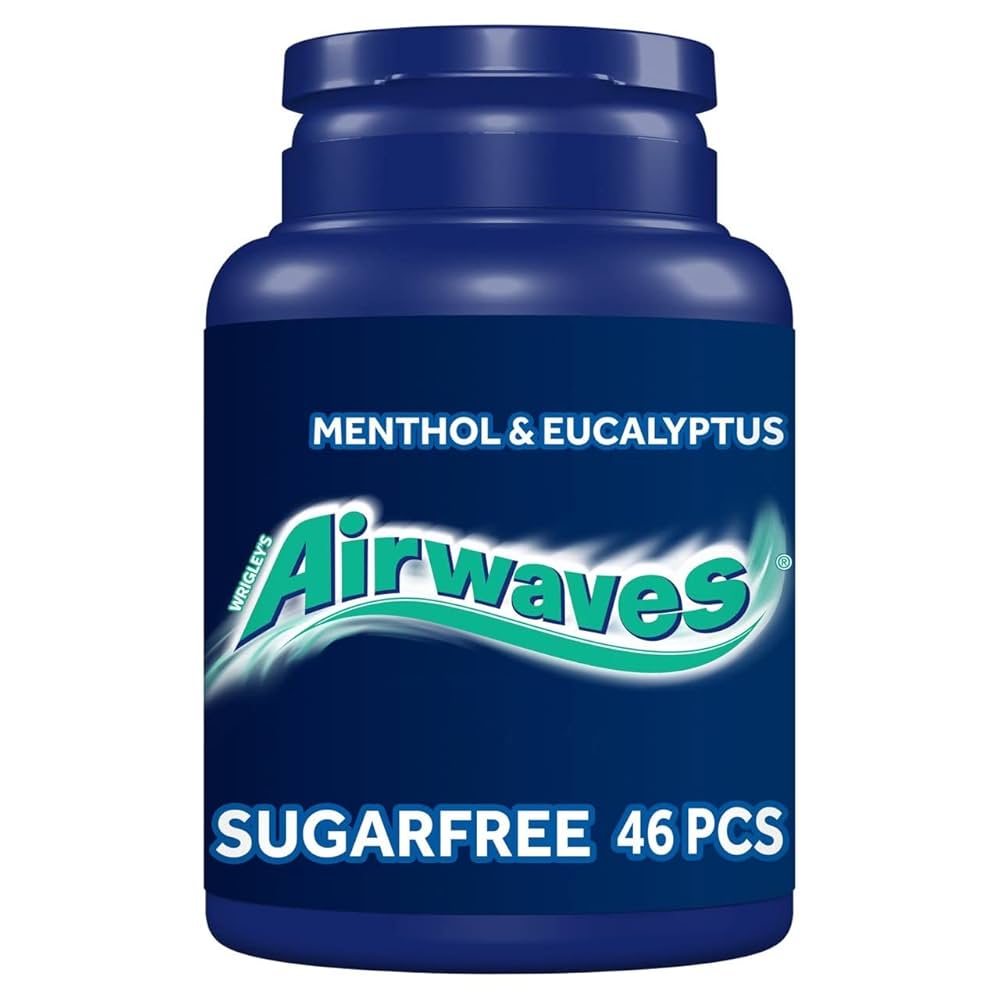 Wrigley Airwaves Menthol Bottle 46PK Gum