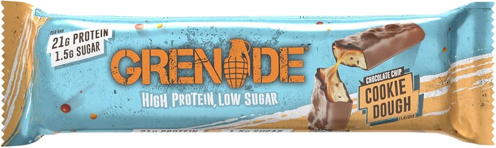 Grenade Cookie Dough Bar High Protein Low Sugar *