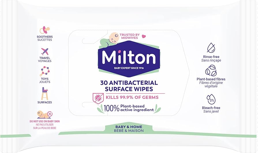 Milton Surface Wipes 30S