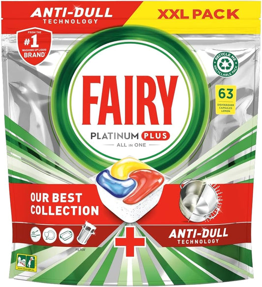 Fairy Platinum Dishwashing Tablet Lemon