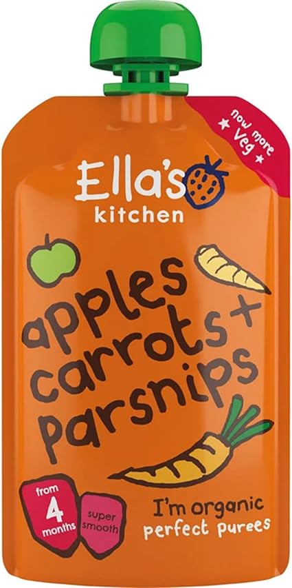 Ellas Kitchen Organic Carrot Apple Parsnip 4M