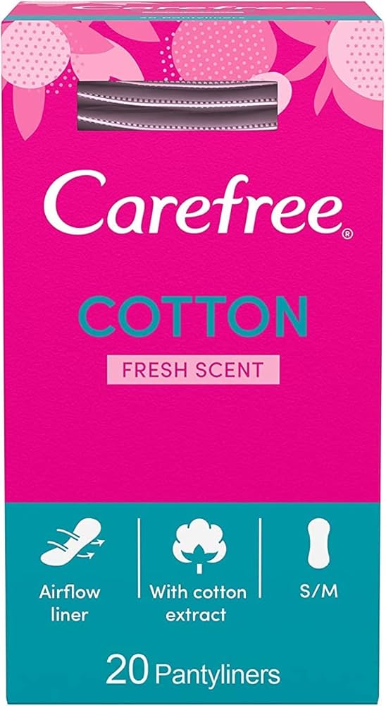 Carefree Cotton Pantyliner Fresh Scent 20S