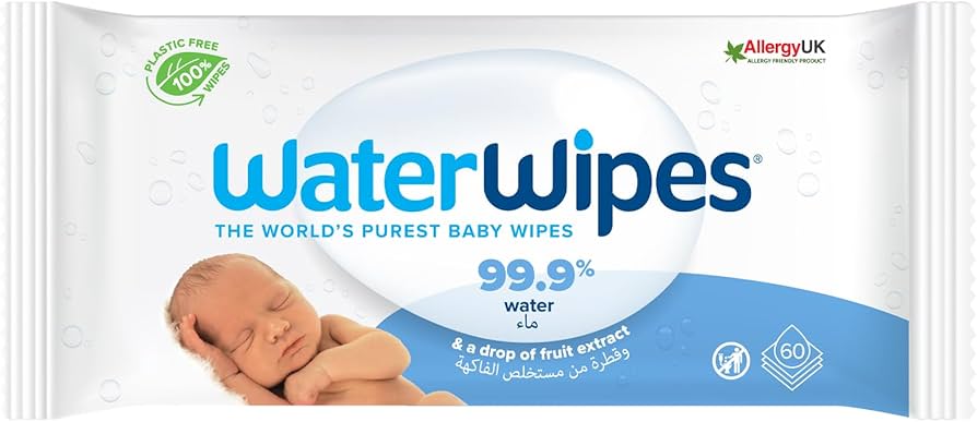 Waterwipes Sensitive Newborn Bioegradable Baby Wipes