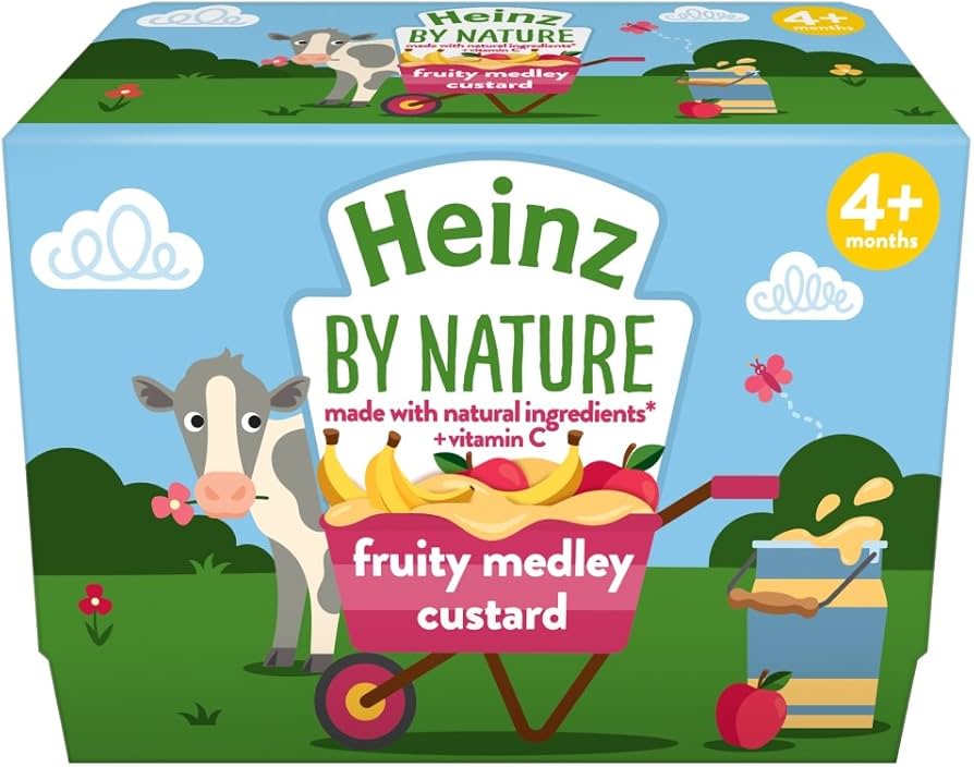 Heinz Fruit Medley Custard 4K