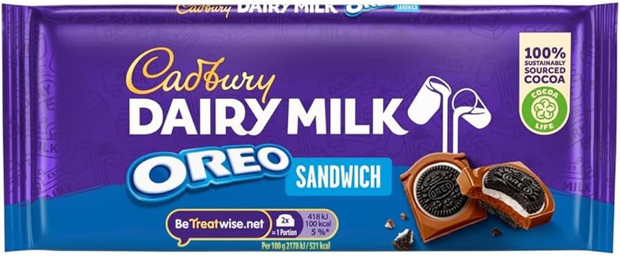 Cadbury Dairy Milk Oreo Sandwich