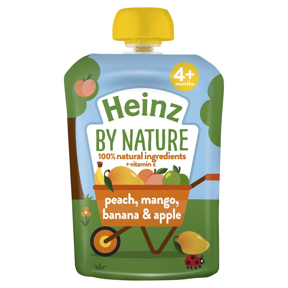 Heinz Pouch Peach Mango Banana