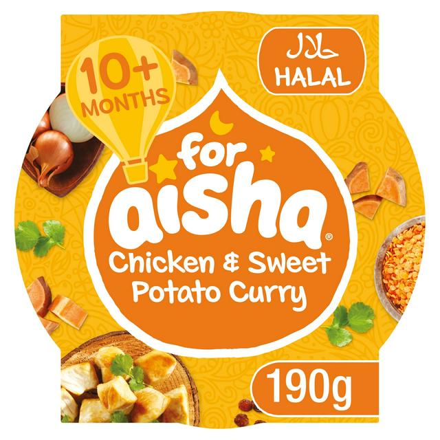 For Aisha Chicken & Sweet Potato Curry 10+ Months Stage 3