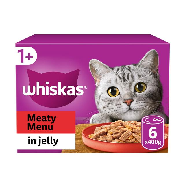 Whiskas 1+ Cat Tin Meaty Jelly