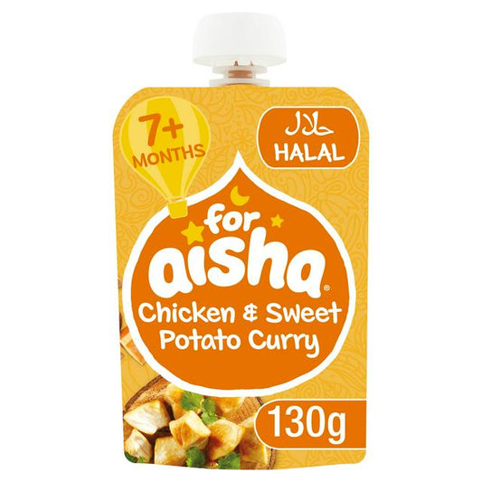 For Aisha Chicken & Sweet Potato Curry 7+ Months Stage 2