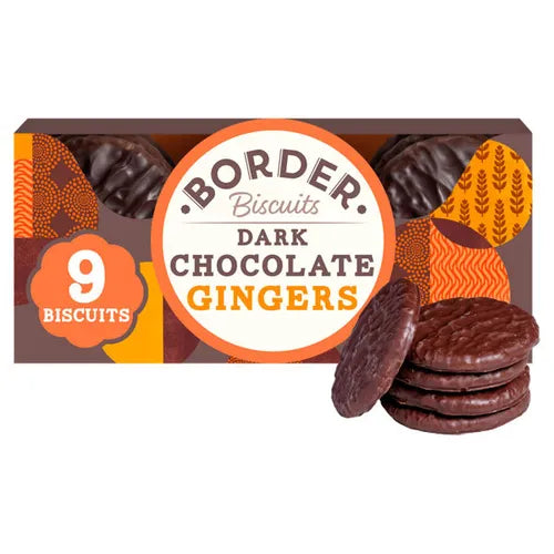 Border Dark Chocolate Gingers 150G