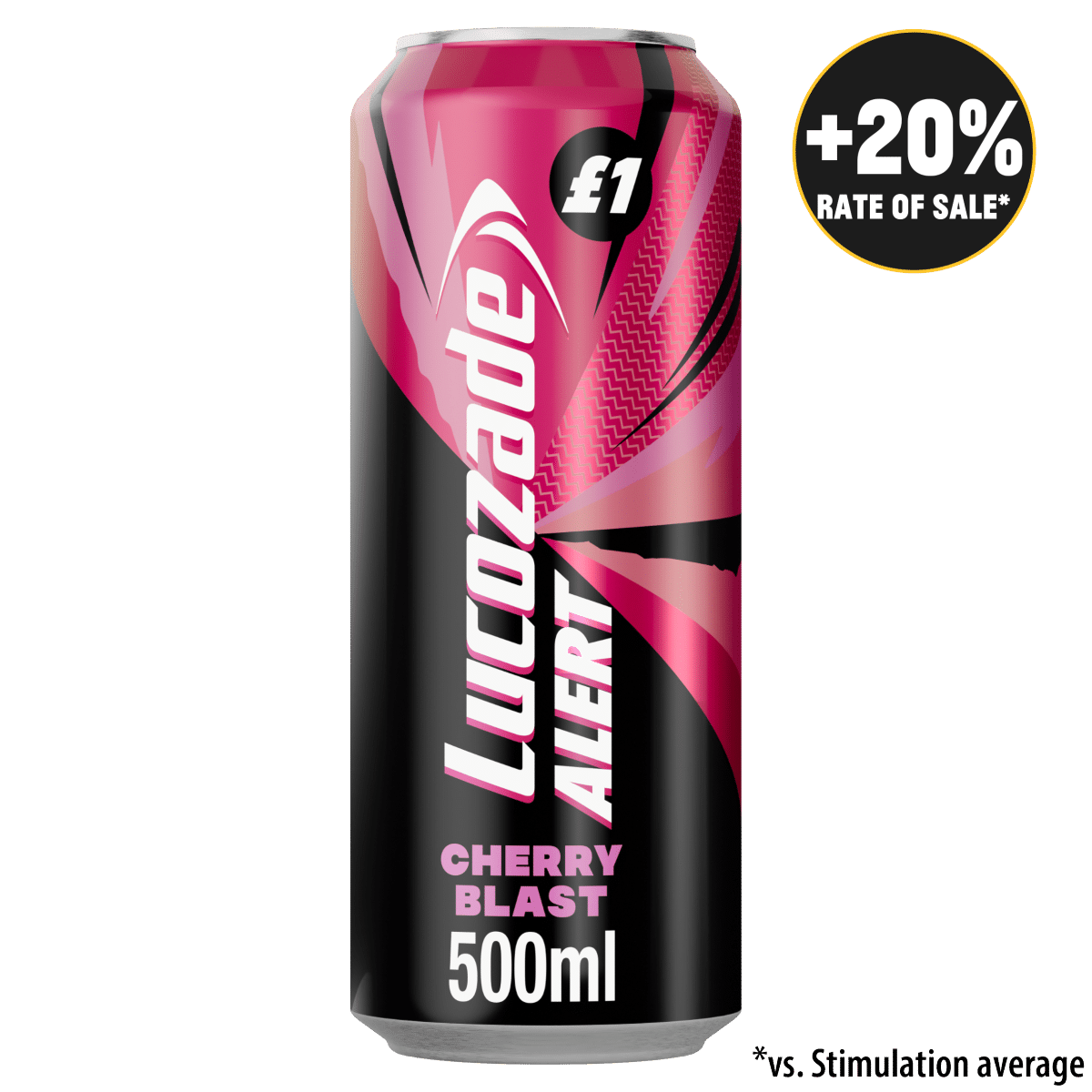 Lucozade Alert Cherry Pm1.00