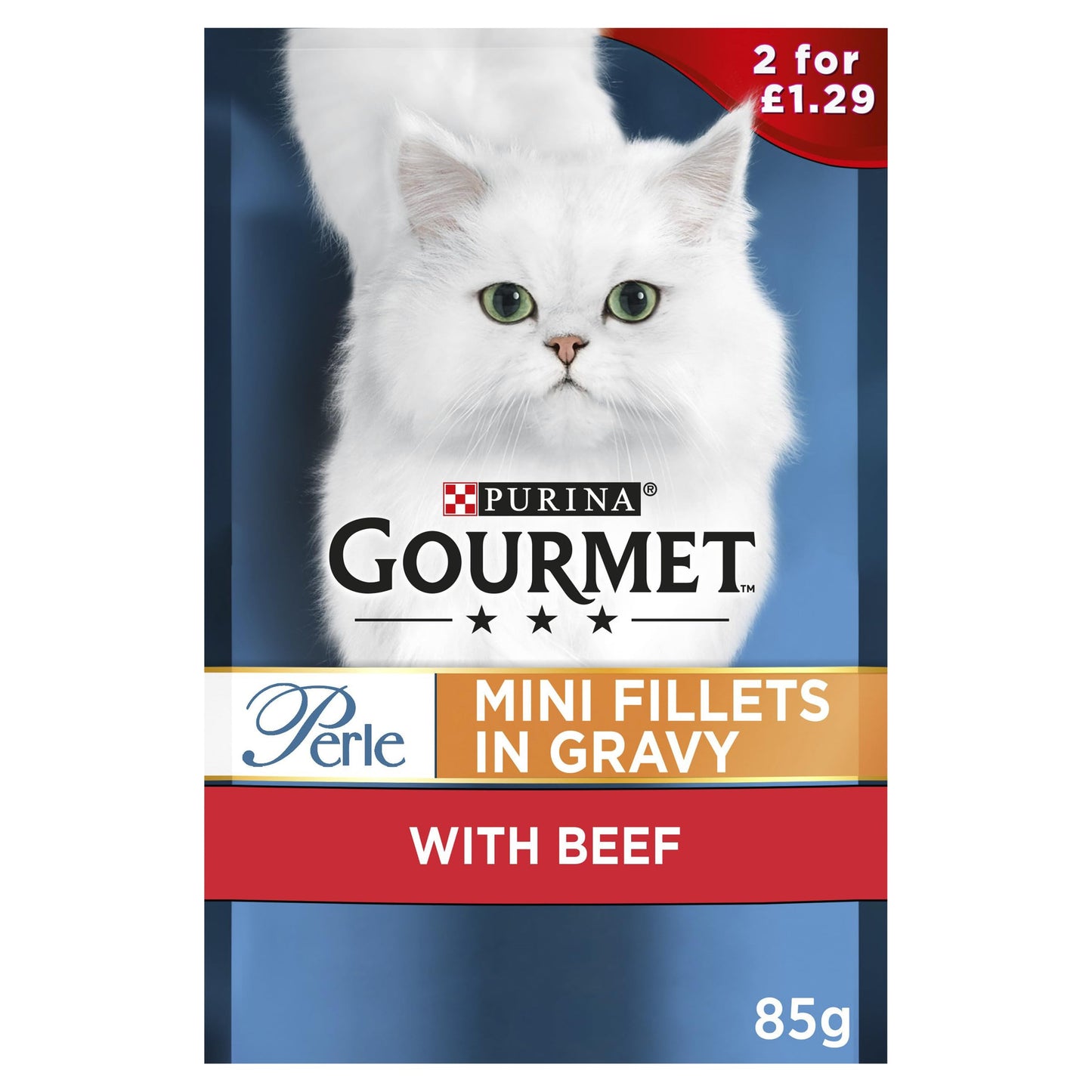 Gourmet Perie Beef Mini Filets In Gravy Wet Cat Food Pm2For1.29