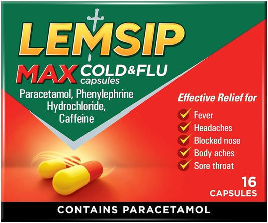 Lemsip Gsl Max Strength Capsules