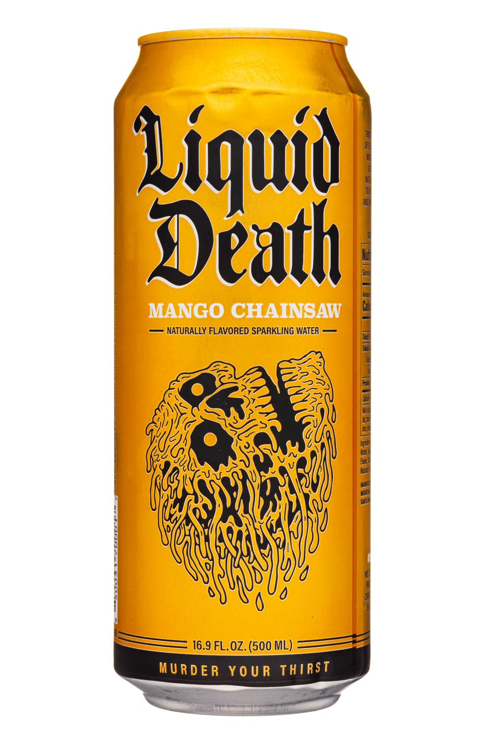 Liquid Death Sparkling Mango Chainsaw