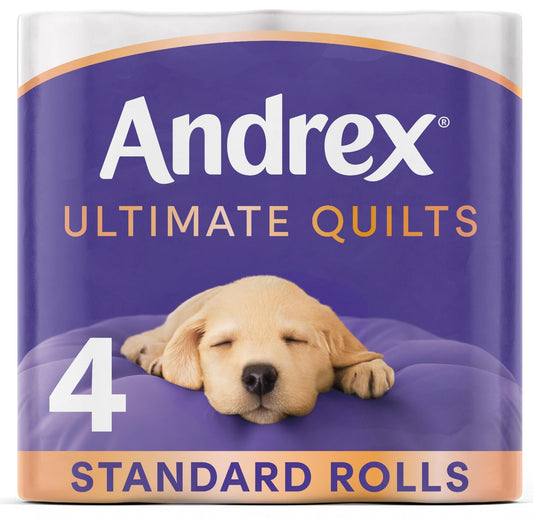 Andrex Toilet Tissue Supreme Quilts 4 Roll