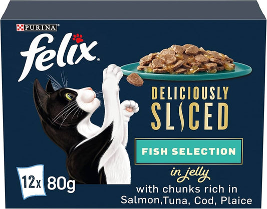 Felix Deliciously Sliced Adult Wet Cat Food Mixed Selection