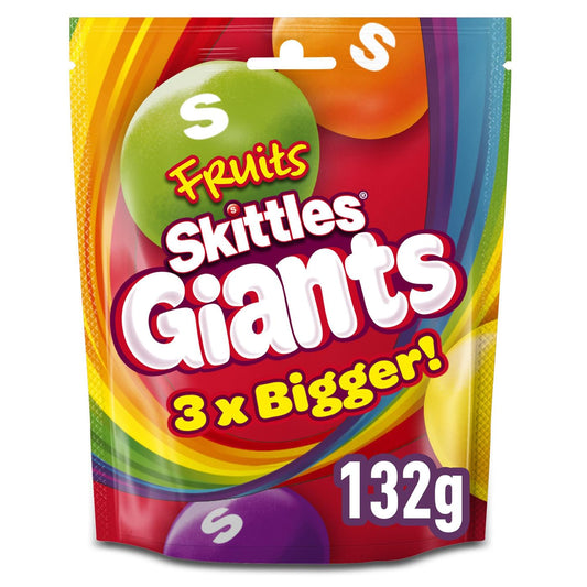 Skittles Giants Vegan Chewy Sour Sweets