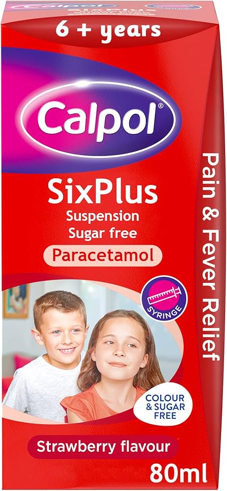 Calpol Gsl Six Plus Syringe Suspension