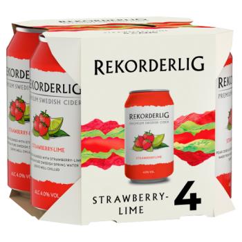 Rekorderlig Strawberry & Lime 4X330Ml