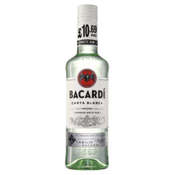 Bacardi Carta Blanca 37.5% Dst Pm10.69