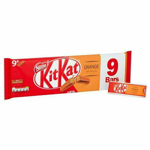 Nestle Kitkat 2 Finger Orange 9PK