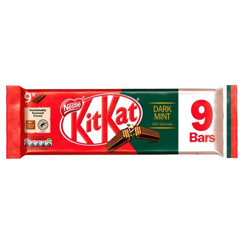 Nestle Kitkat 2 Finger Dark Mint 9PK