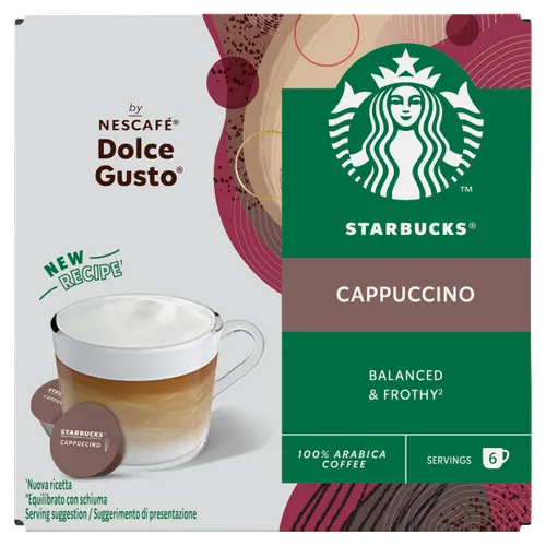 Starbuck Dolce Gusto Cappuccino Pods (12 Caps)