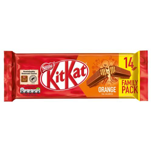 Nestle Kitkat 2 Finger Orange 14PK