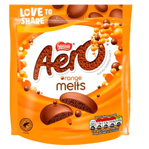 Nestle Aero Melts Orange Pouch