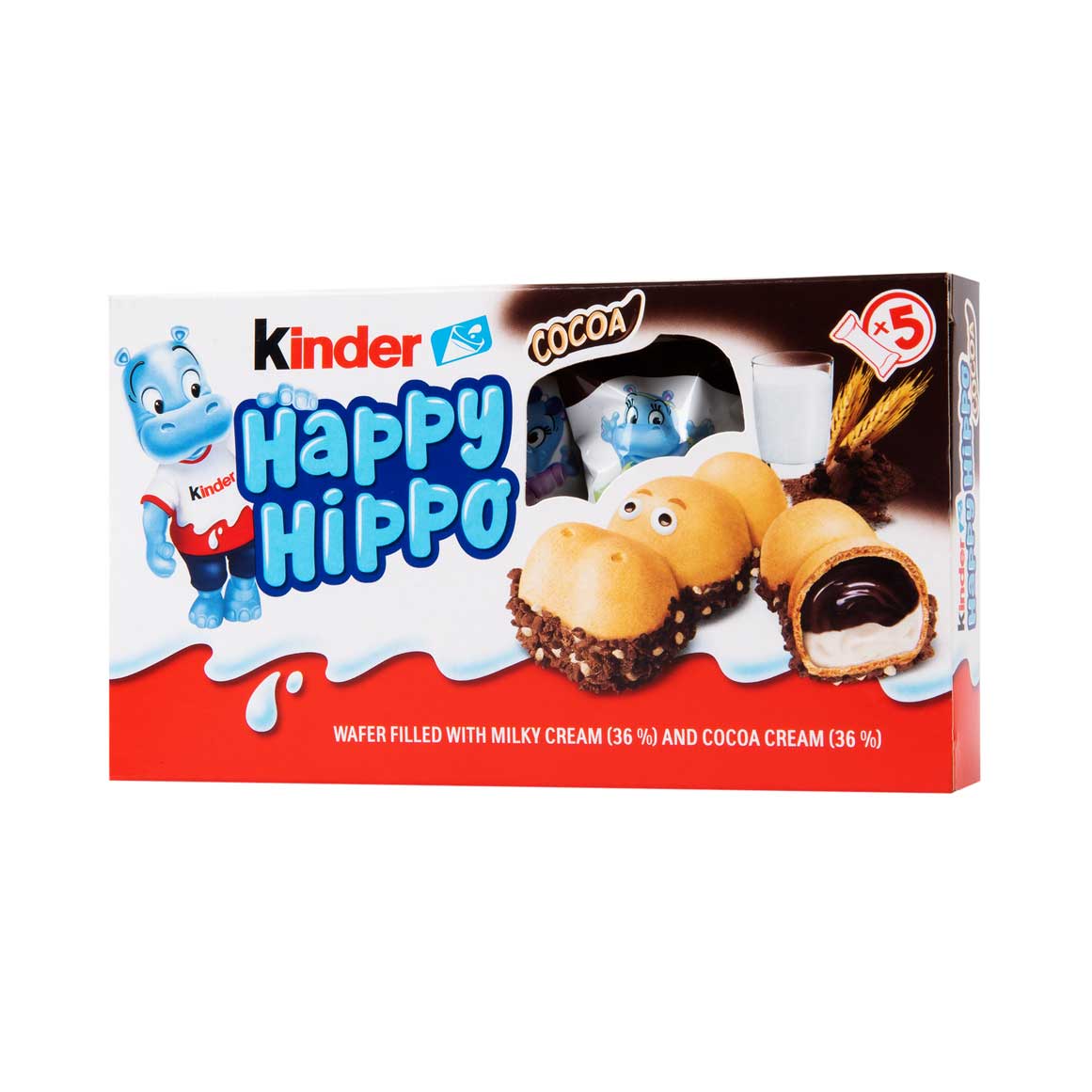 Kinder Happy Hippo Cocoa Cream 5PK