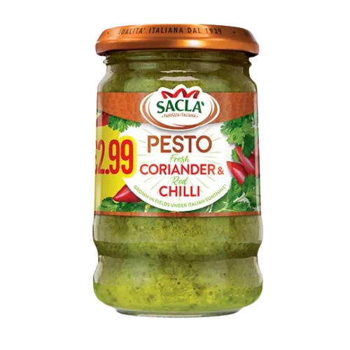 Sacla Coriander & Chilli Pesto Pm2.99