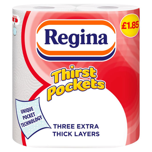 Regina Thirst Pockets 2 Roll Pm1.85