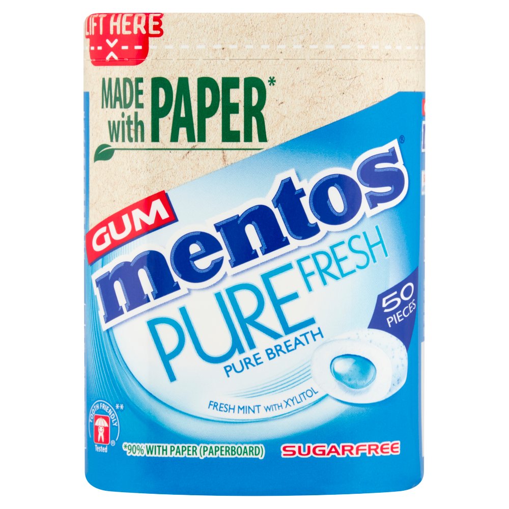 Mentos Gum Bottle Freshmint 100G