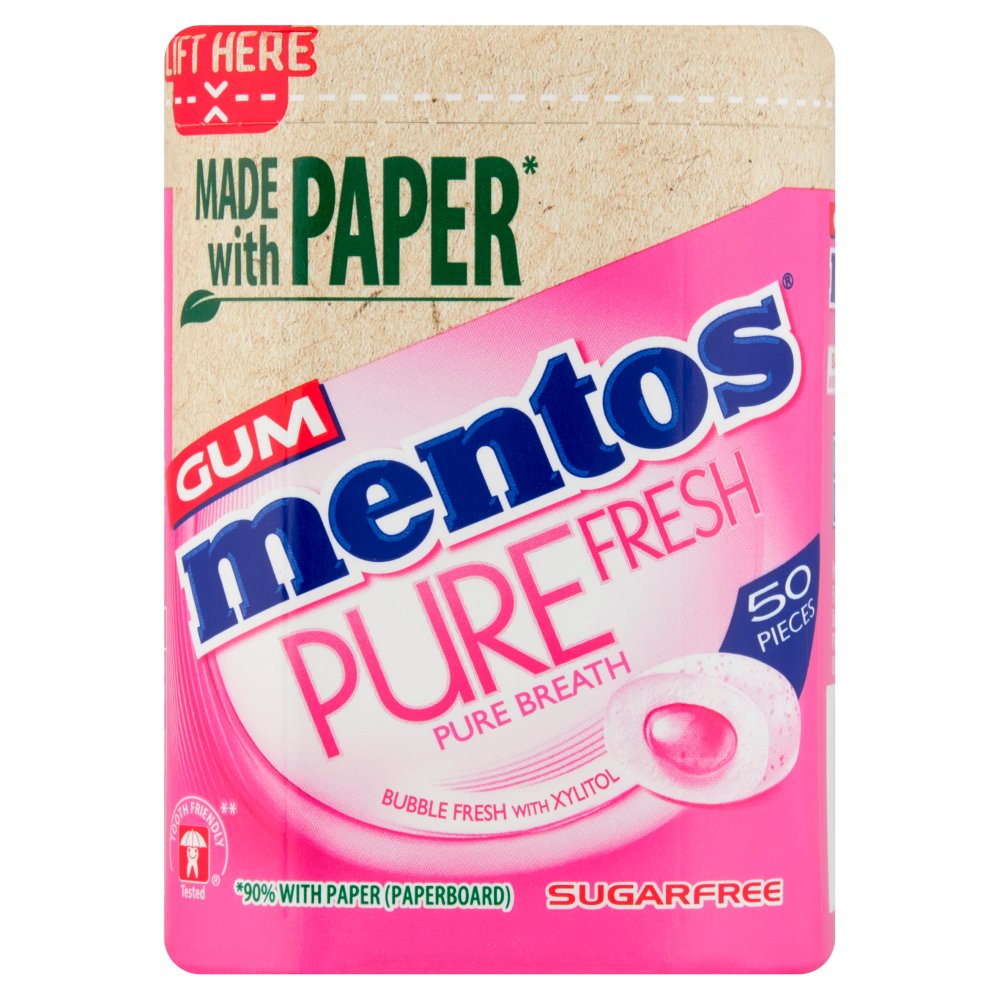 Mentos Pure Fresh Paper Bottle Bubblefresh *