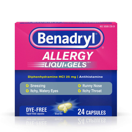 Benadryl Gsl Allergy Tabs Clipstrip Ps