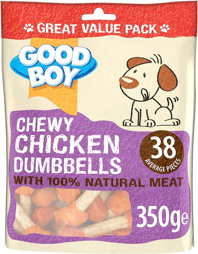 Good Boy Chicken Dumbells Dog Treats