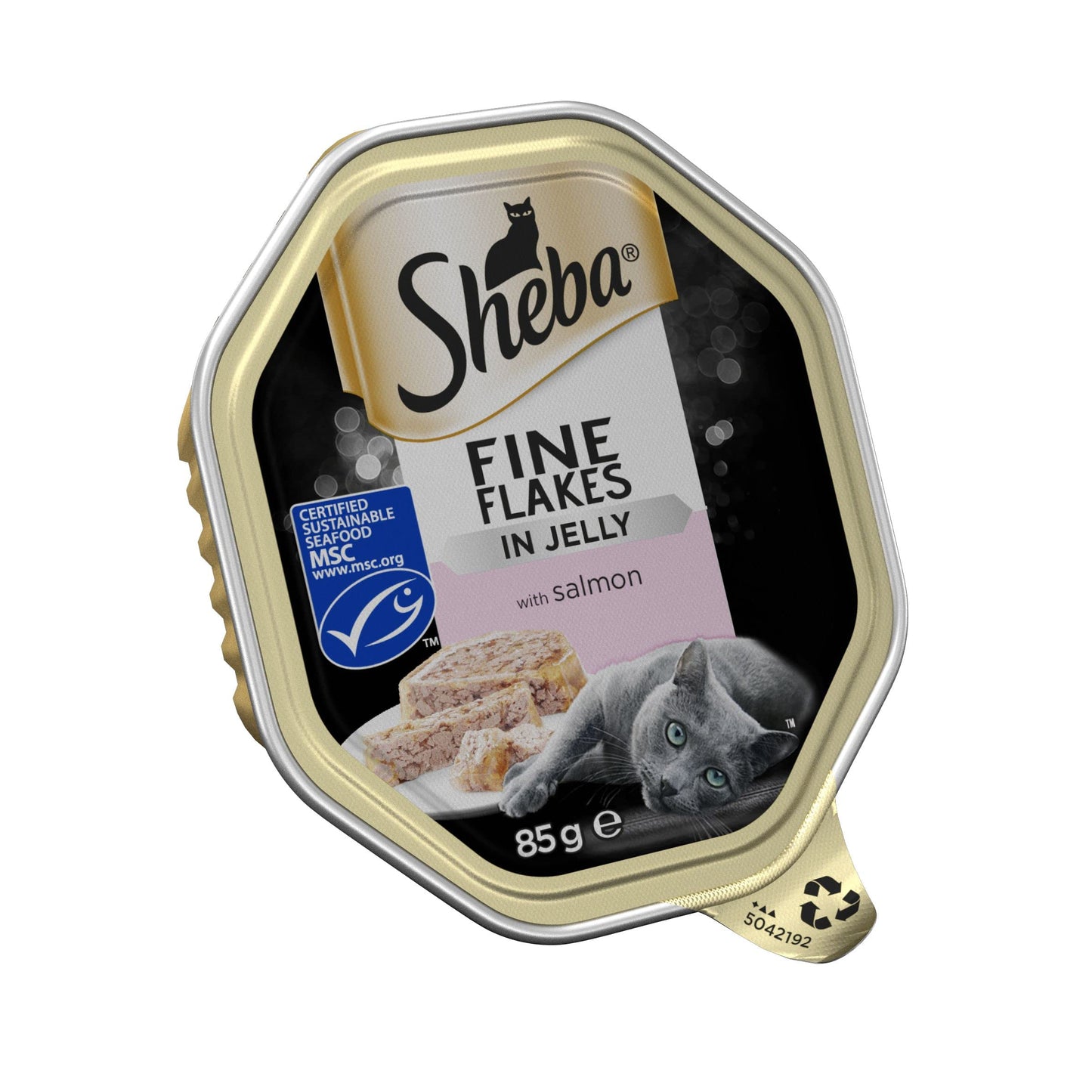 Sheba Fine Flakes With Salmon In Jelly Tray