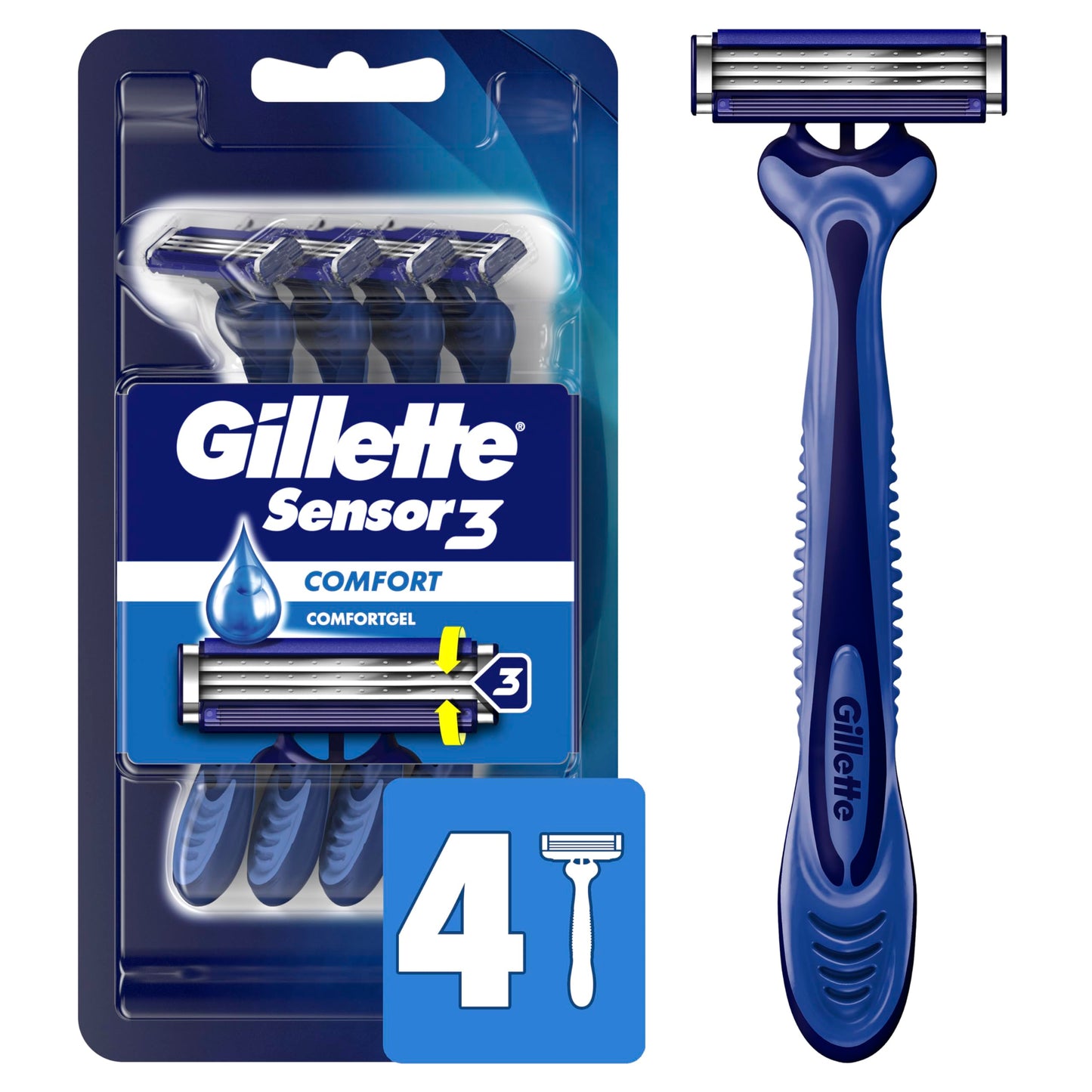 Gillette Sensor 3 Smooth Disposable Razors