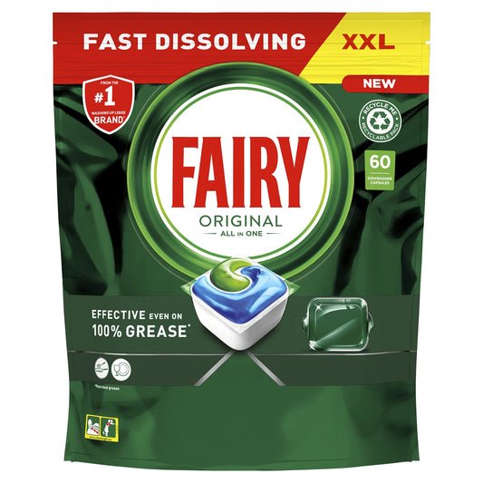 Fairy Original Dishwashing Tablets 60S Ps