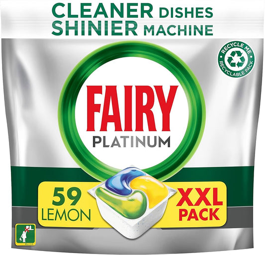 Fairy Platinum All In One Auto Dishwashing Tablet Lemon