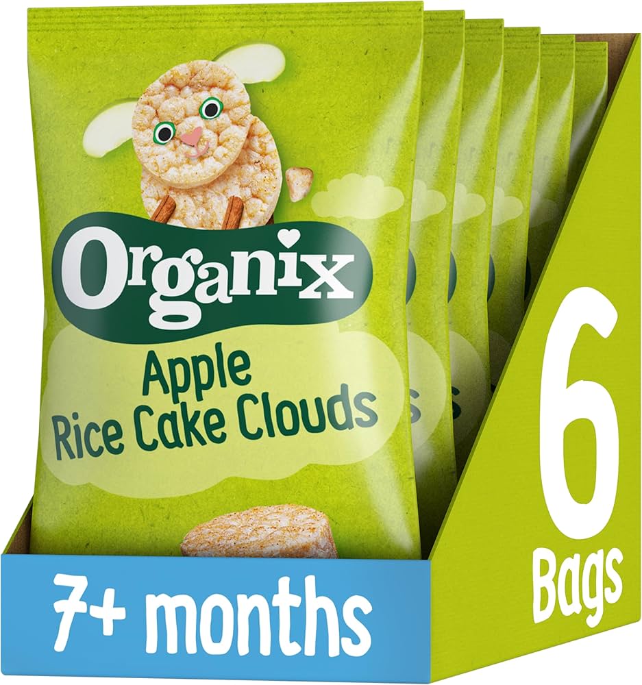 Organix Apple Rice Cake Clouds 7+M