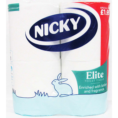 Nicky Elite Toilet Pm1.99 4Roll