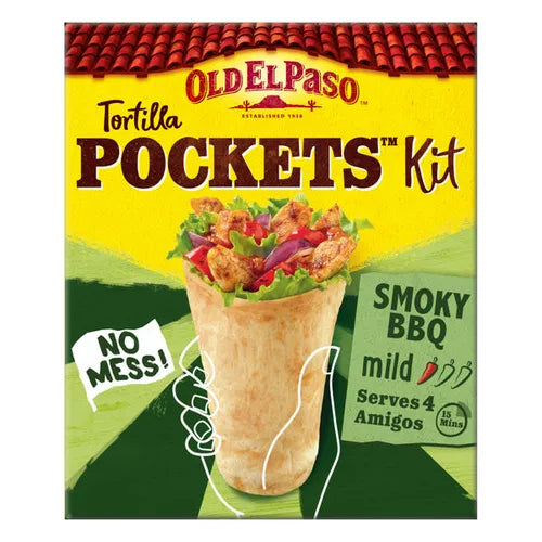 Old El Paso Bbq Tortilla Pocket Kit