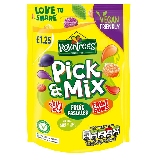 Rowntree Mixed Vegan Pouch Pm1.25