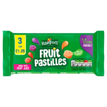 Rowntrees Fruit Pastilles MultIPAck Pm1.25