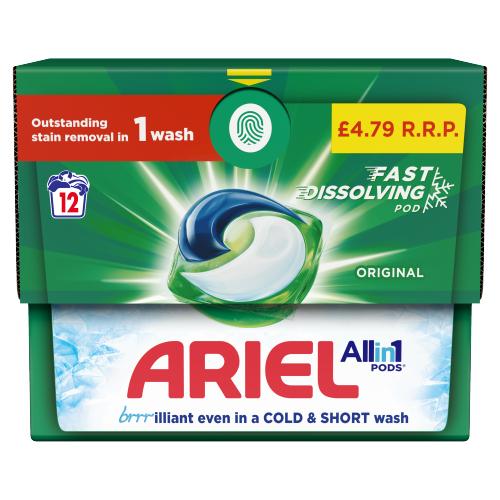 Ariel Original All-In-1 Pods Washing Liquid Capsules Pm4.79