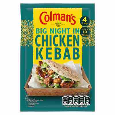 Colmans Big Night In Chicken Kebab